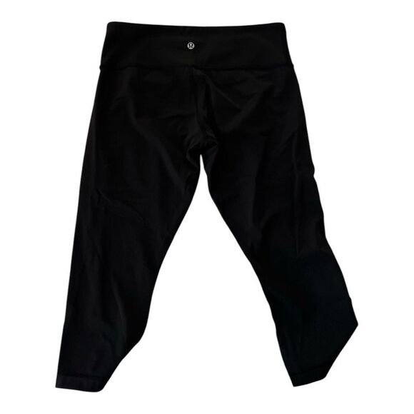 Lululemon Athletica Black Leggings Performance Stretch size M - Picture 2 of 6